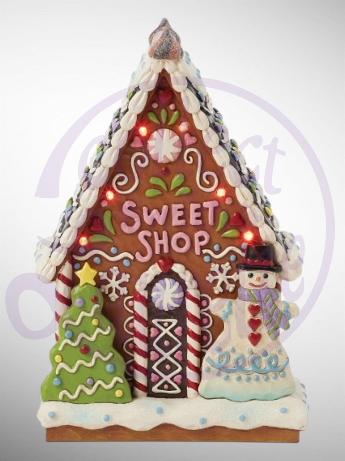 Jim Shore Gingerbread Christmas - Life is What You Bake It Gingerbread House Figurine
